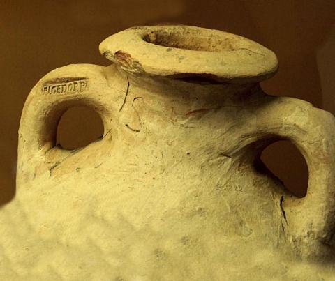 A Stamped Amphora from the 3rd Century CE (ph_ C_ Dubler)